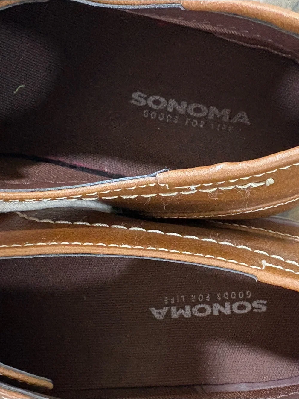 Sonoma Tan Leather Chukka Boots with White Laces